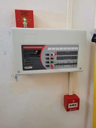 Fire alarm block flats Luton