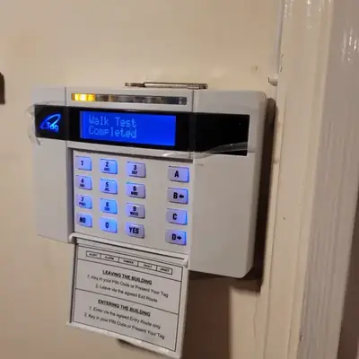 Intruder alarm fault finding