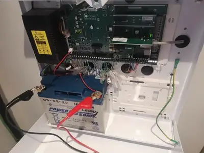 Alarm servicing commercial