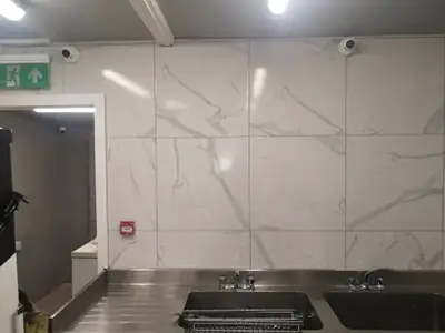 Pizza K2 Ealing CCTV view 2